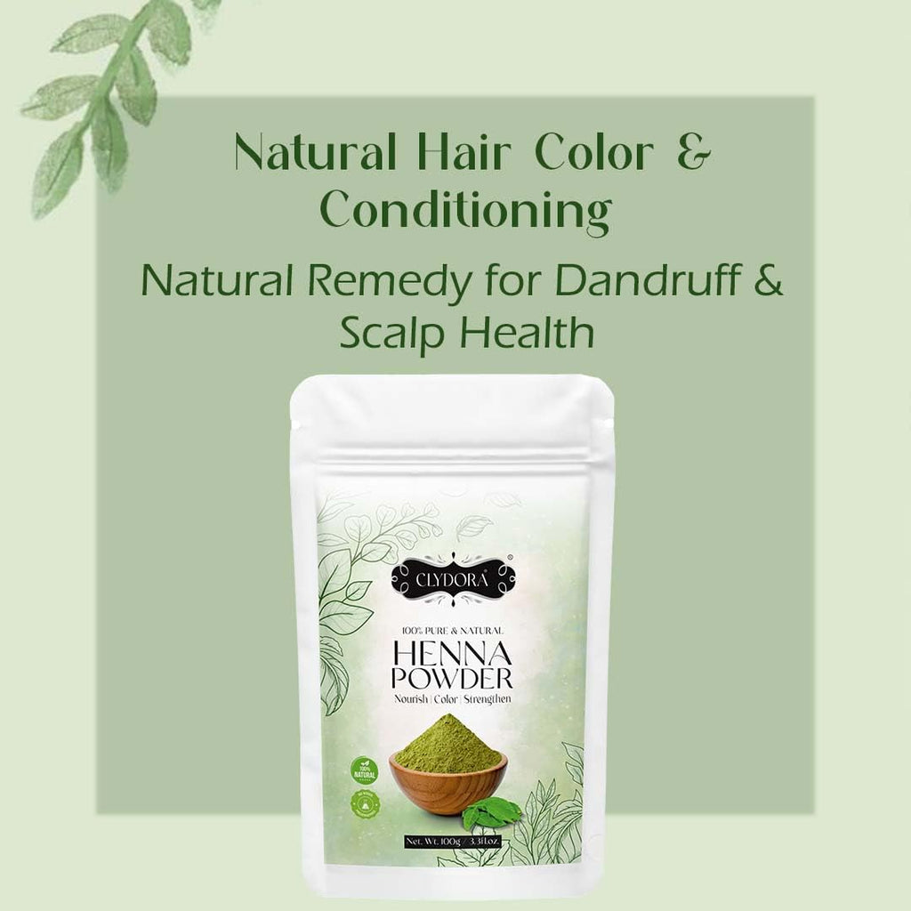 Henna Powder | 100% Natural Hair Color | Herbal Mehndi for Grey Hair Coverage & Nourishment
