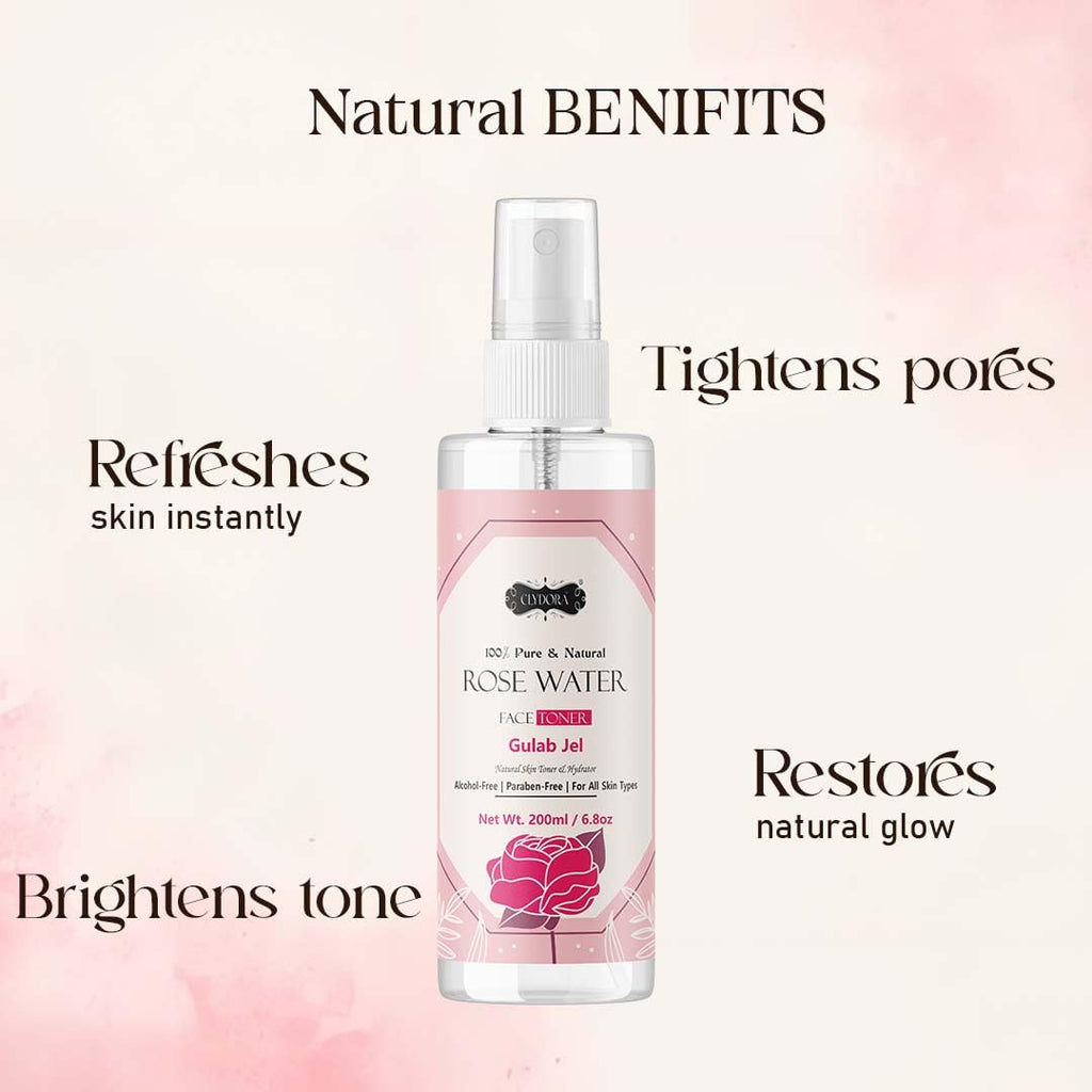 Natural Rose Water Face Toner – Hydrating And Refreshing