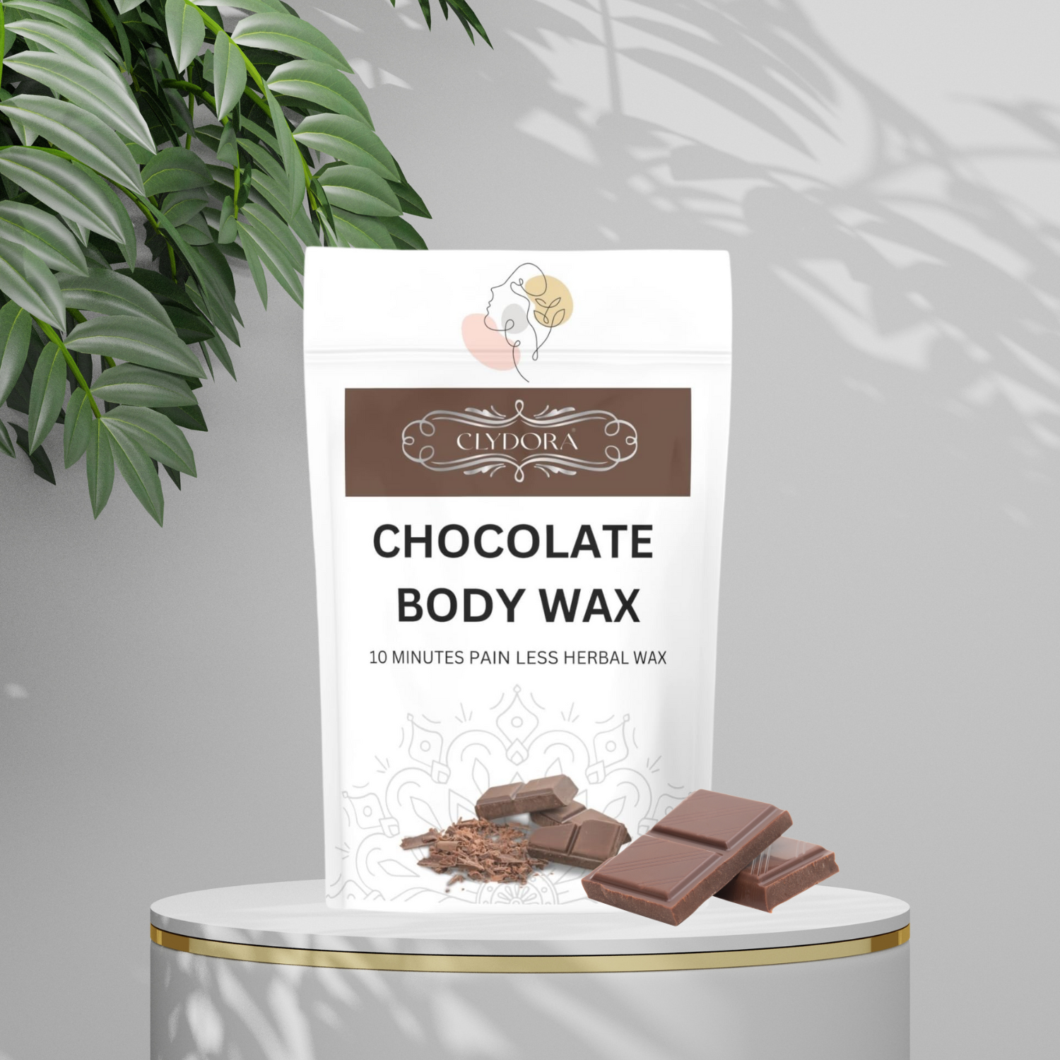 Chocolate Painless Herbal Hair Removal Powder