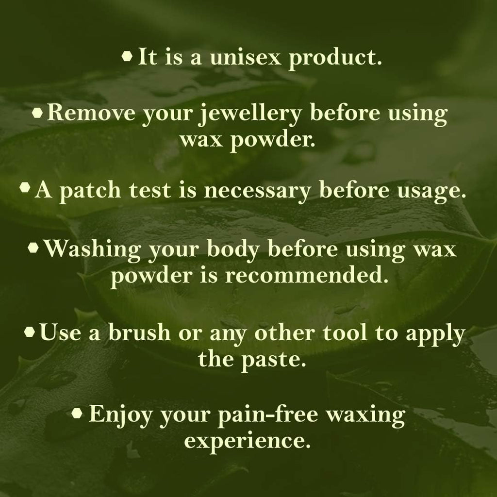 Aloe Vera Painless Herbal Hair Removal Powder