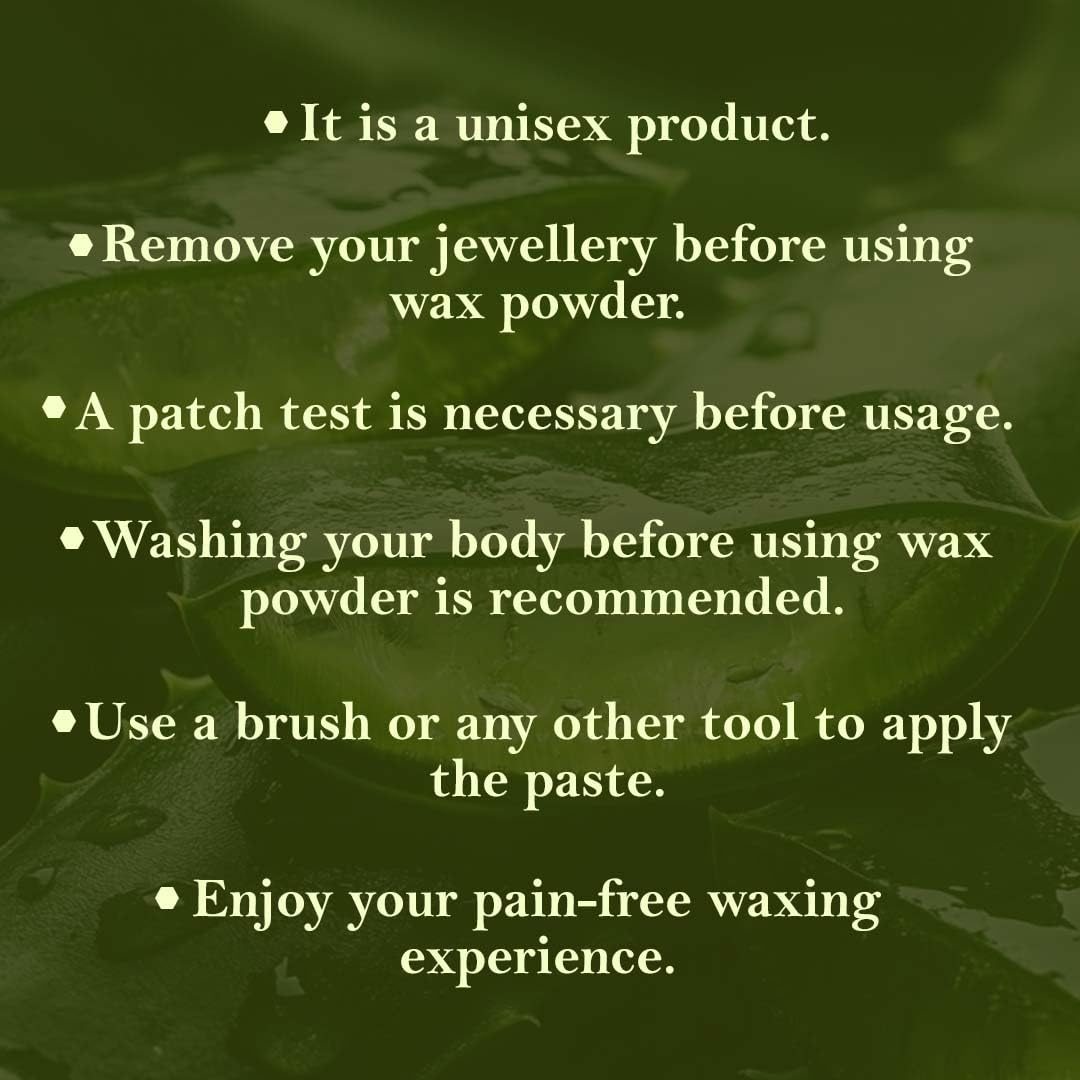 Aloe Vera Painless Herbal Hair Removal Powder