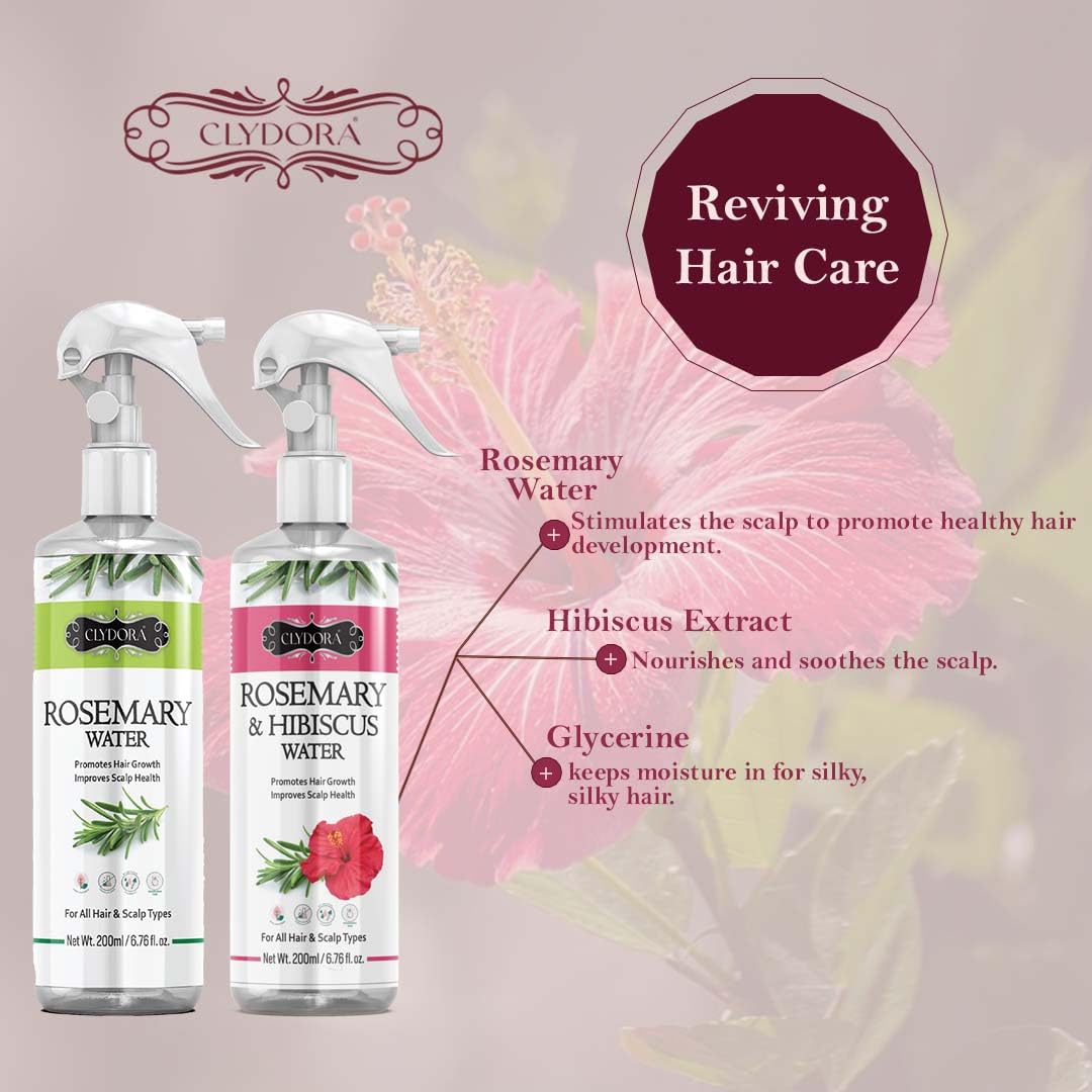 Rosemary & Hibiscus Hair Water Spray Combo Pack