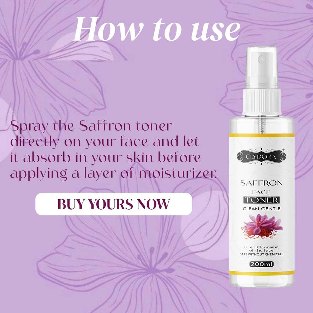 Natural Saffron Toner – Hydrating And Refreshing
