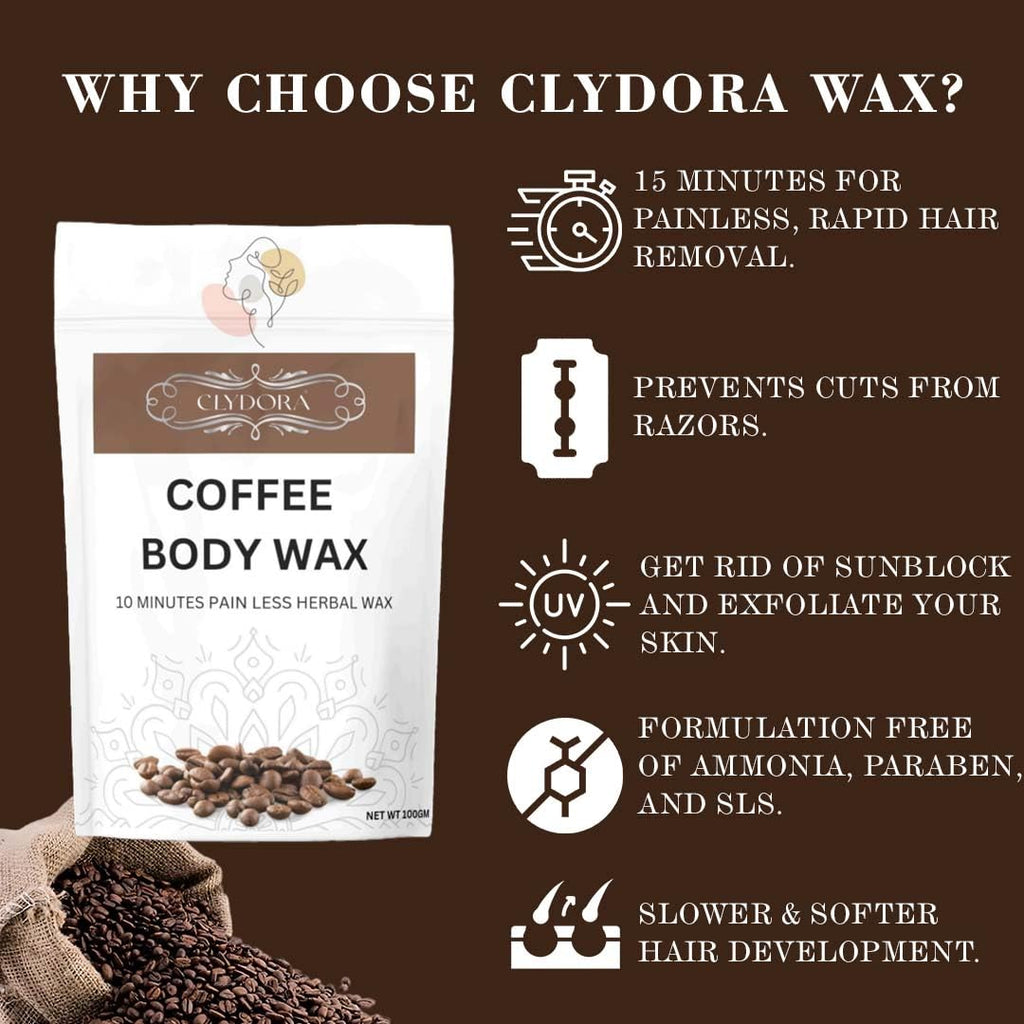 Coffee Painless Herbal Hair Removal Powder