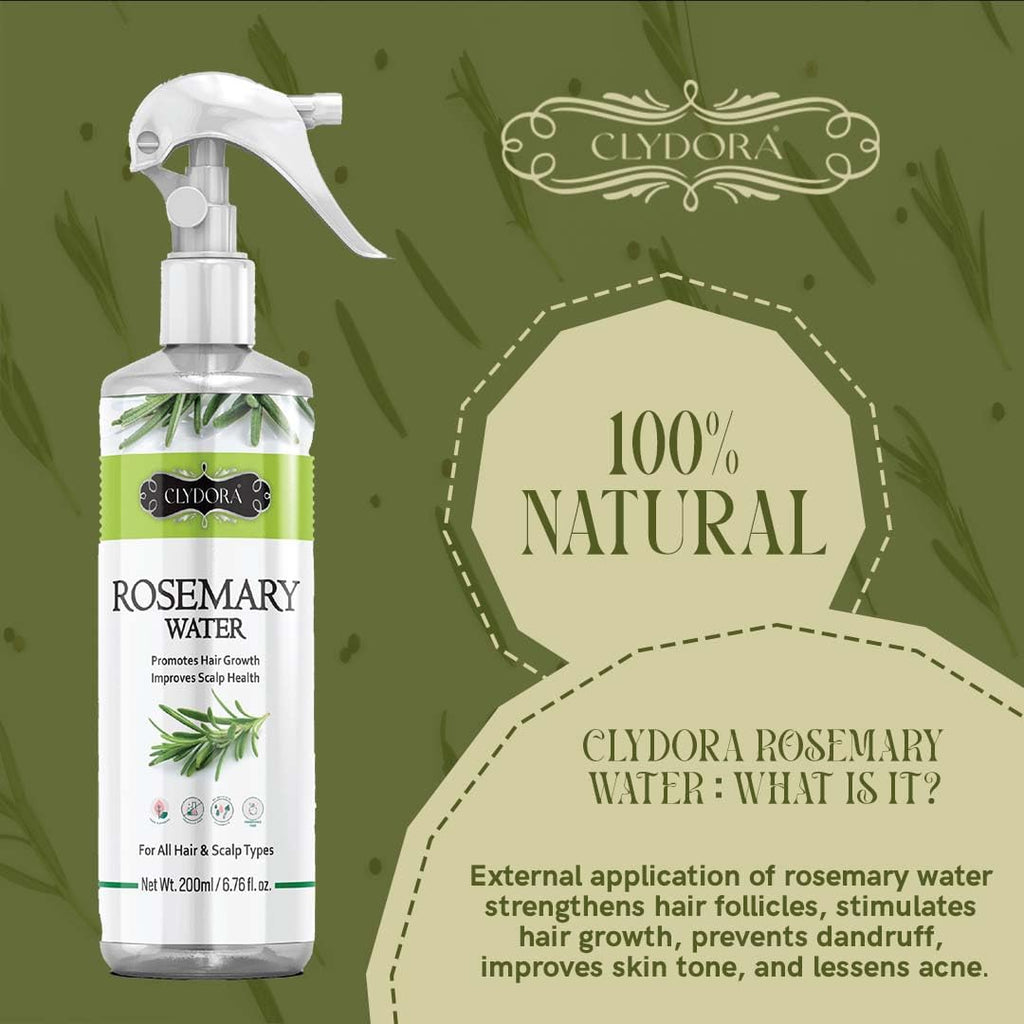 Rosemary Water Spray And Henna Paste Combo Set