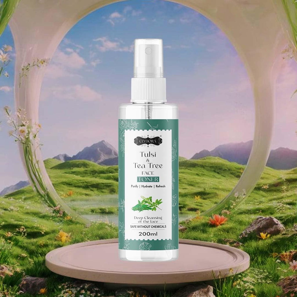 Natural Tulsi & Tea Tree Face Toner – Hydrating And Refreshing