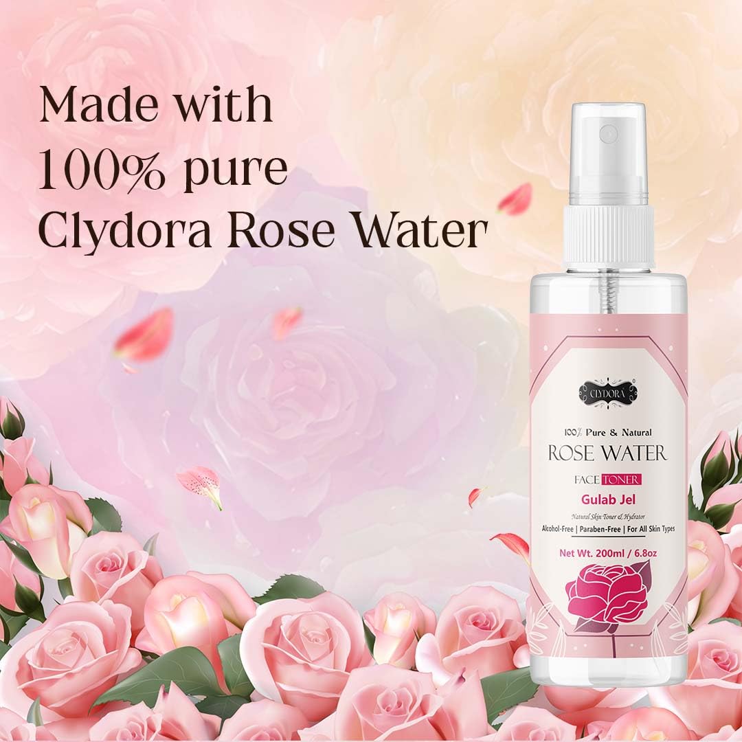 Natural Rose Water Face Toner – Hydrating And Refreshing