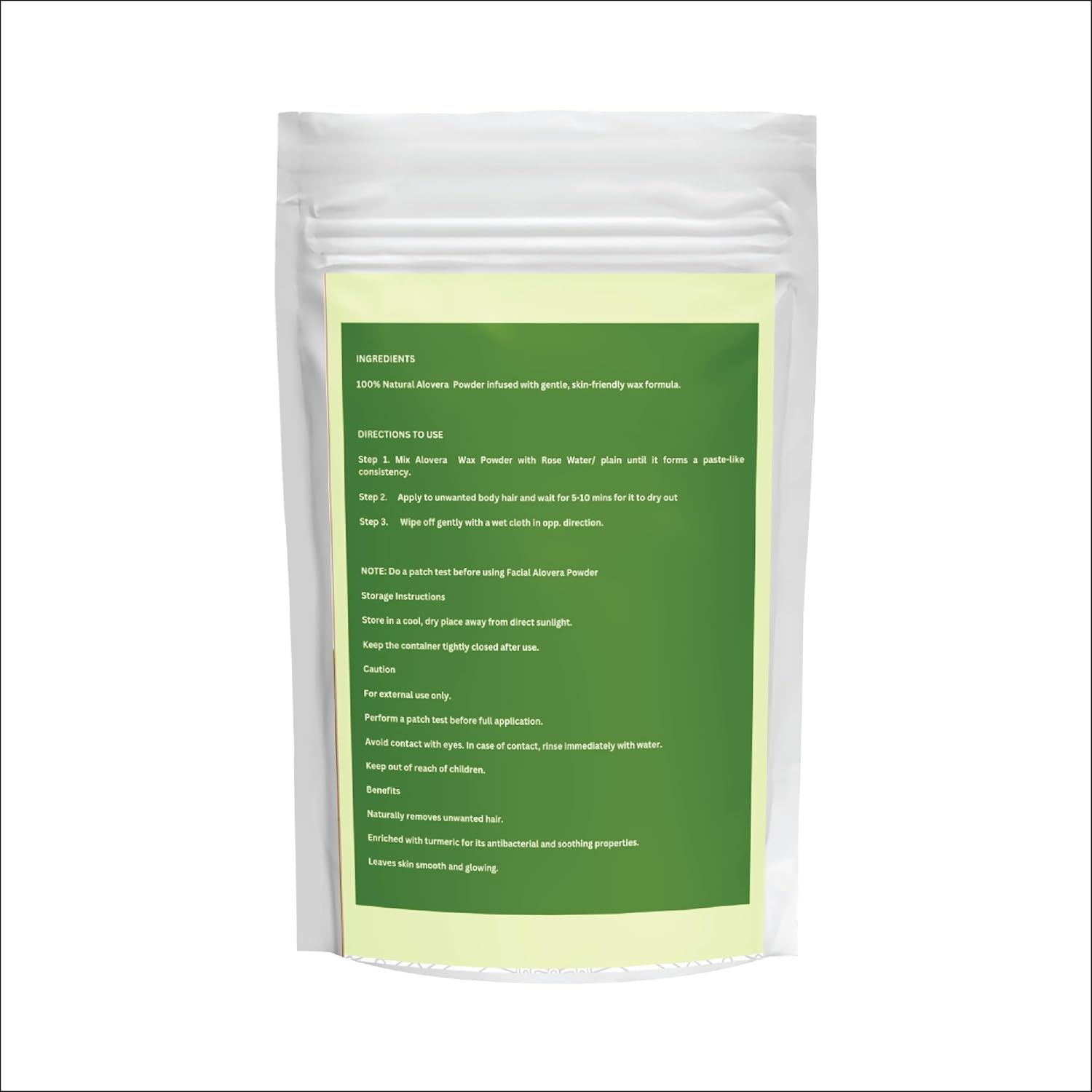 Wax Powder for Women | Coffee, Aloevera, Ubtan Painless Herbal Hair Removal Powder