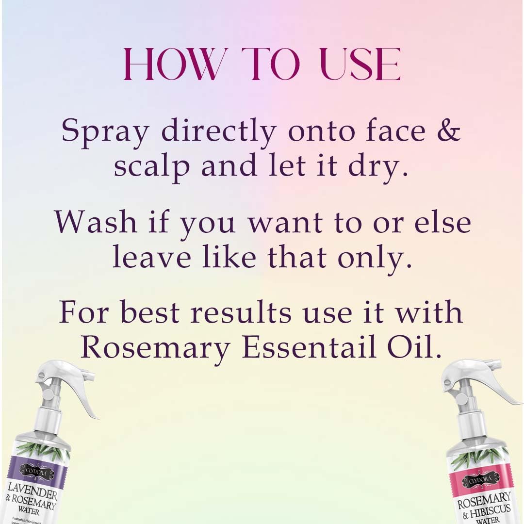 Rosemary Hair Water Spray Combo Pack