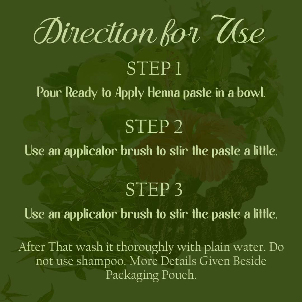 Ready to Apply Henna Paste