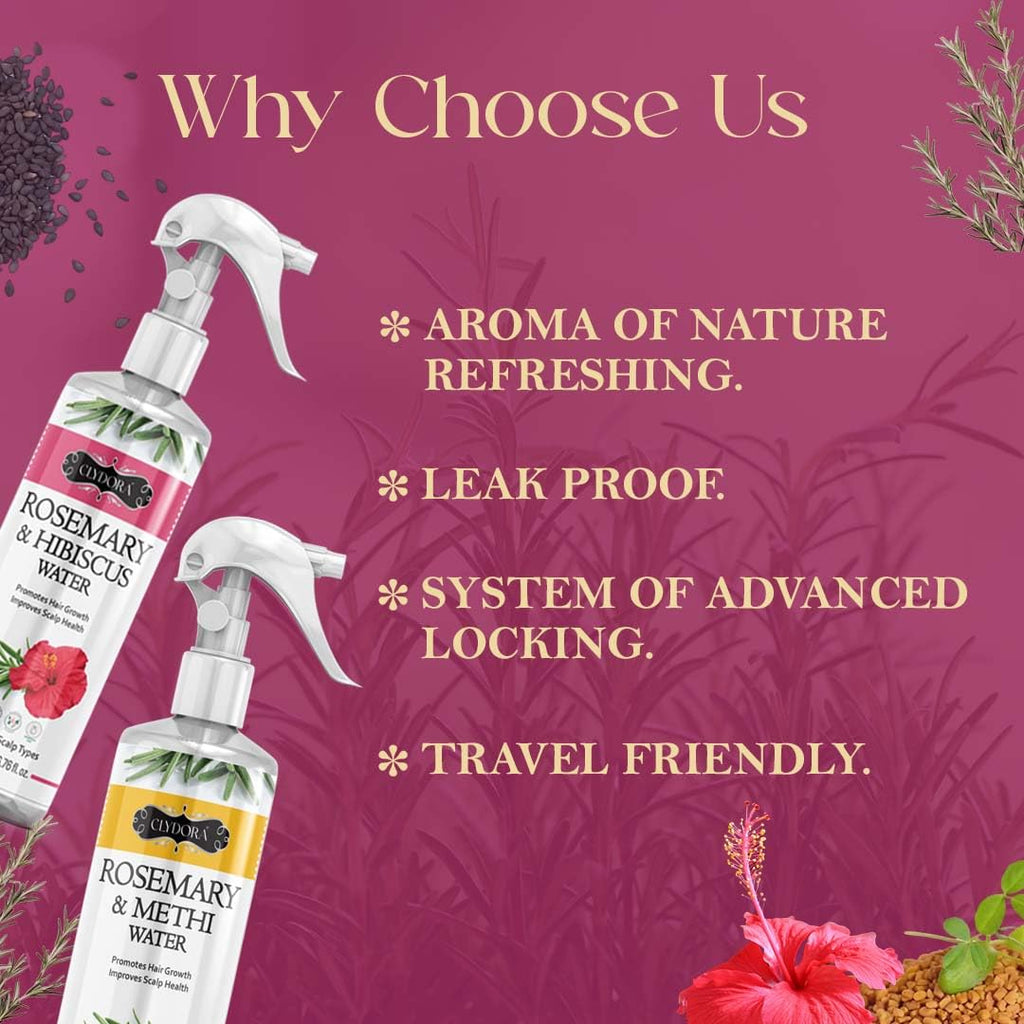 Rosemary Hair Water Spray Combo Pack
