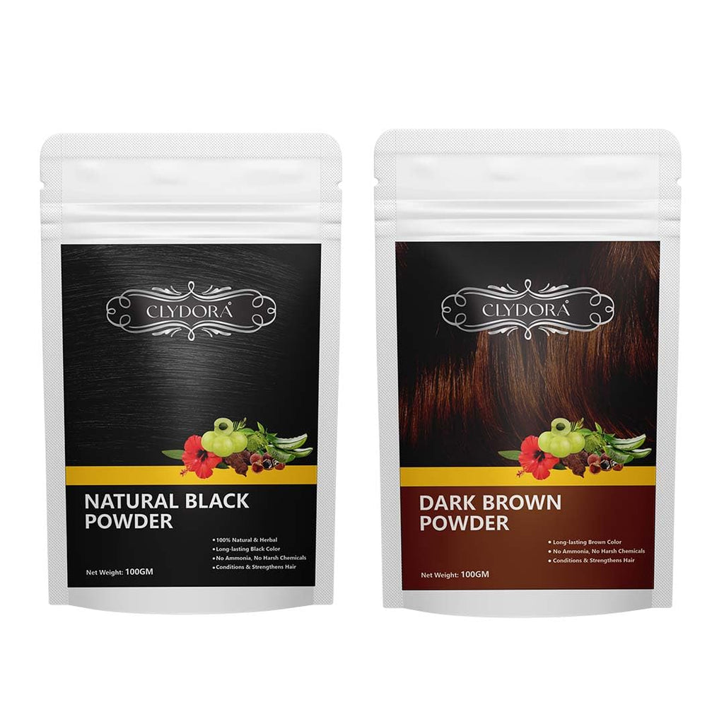 Natural Black And Brown Powder Combo Pack