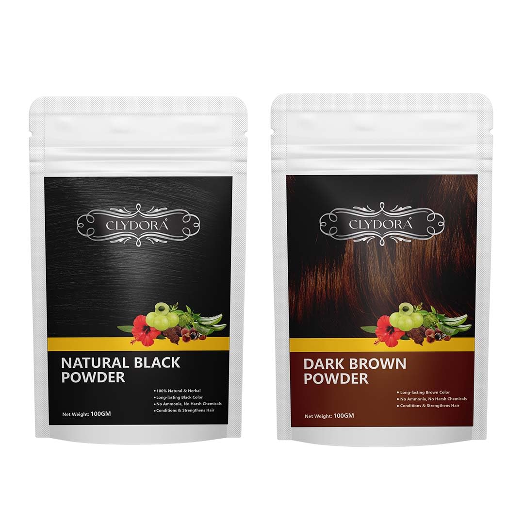 Natural Black And Brown Powder Combo Pack