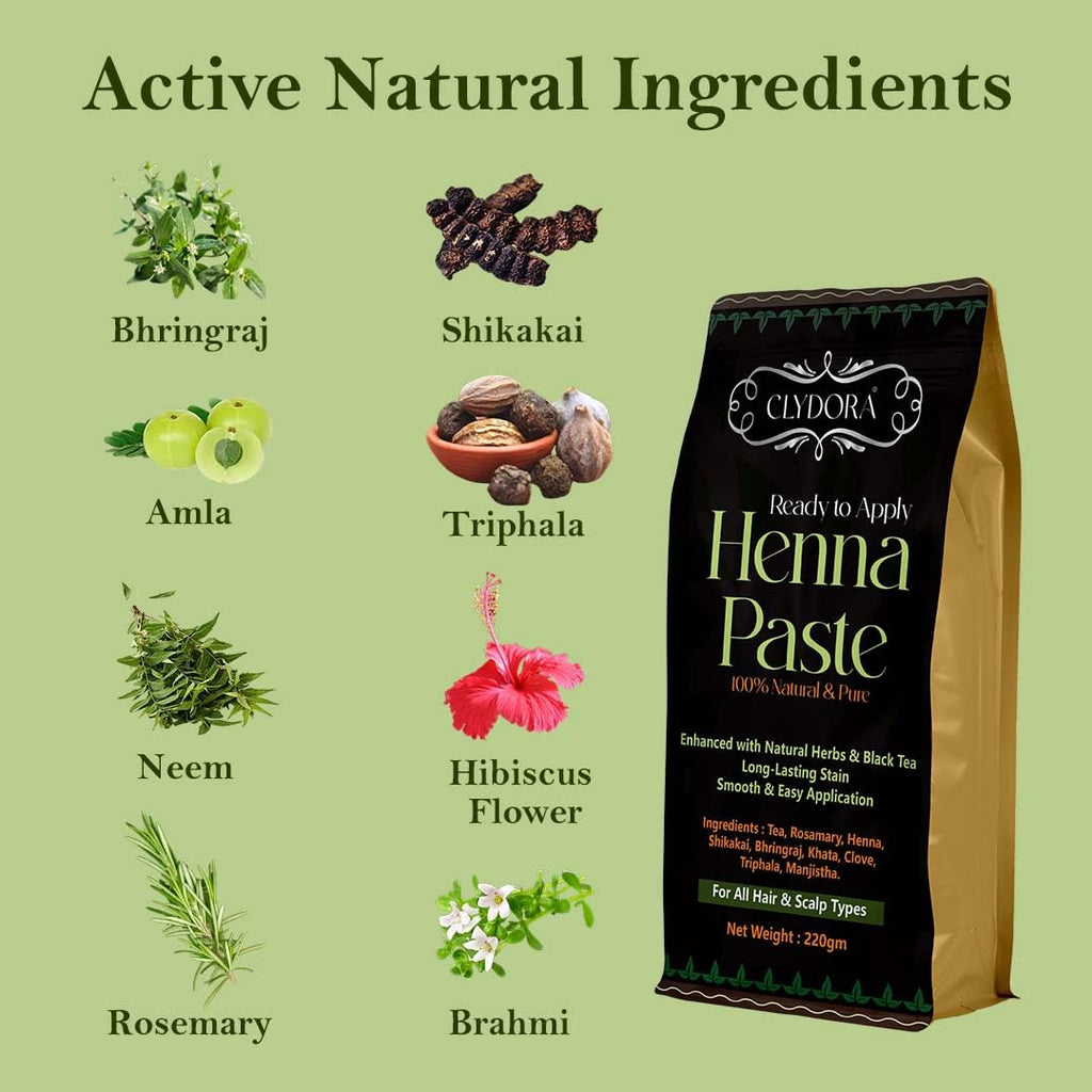 Rosemary Methi Water Spray And Henna Paste Combo