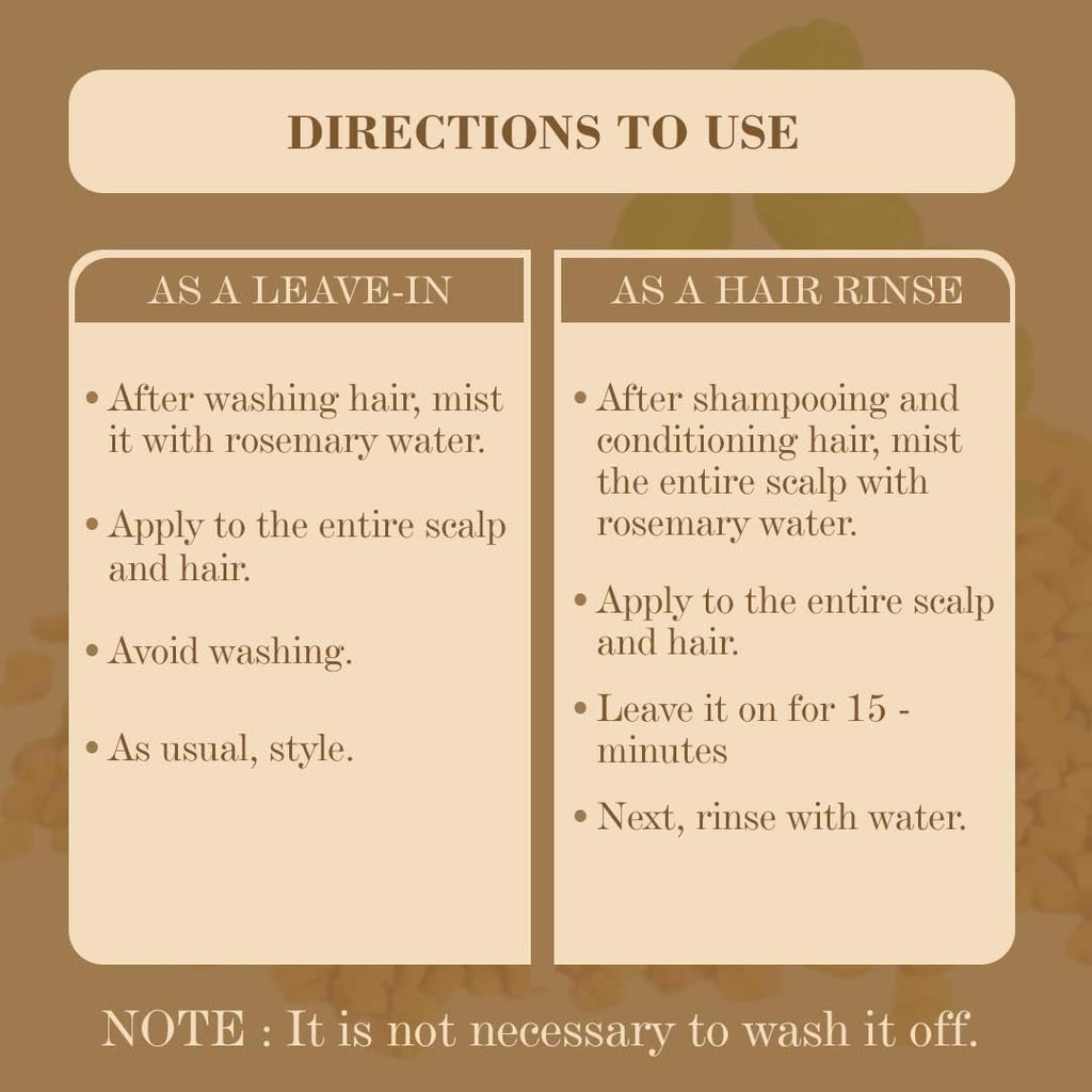 Rosemary Hair Water Spray