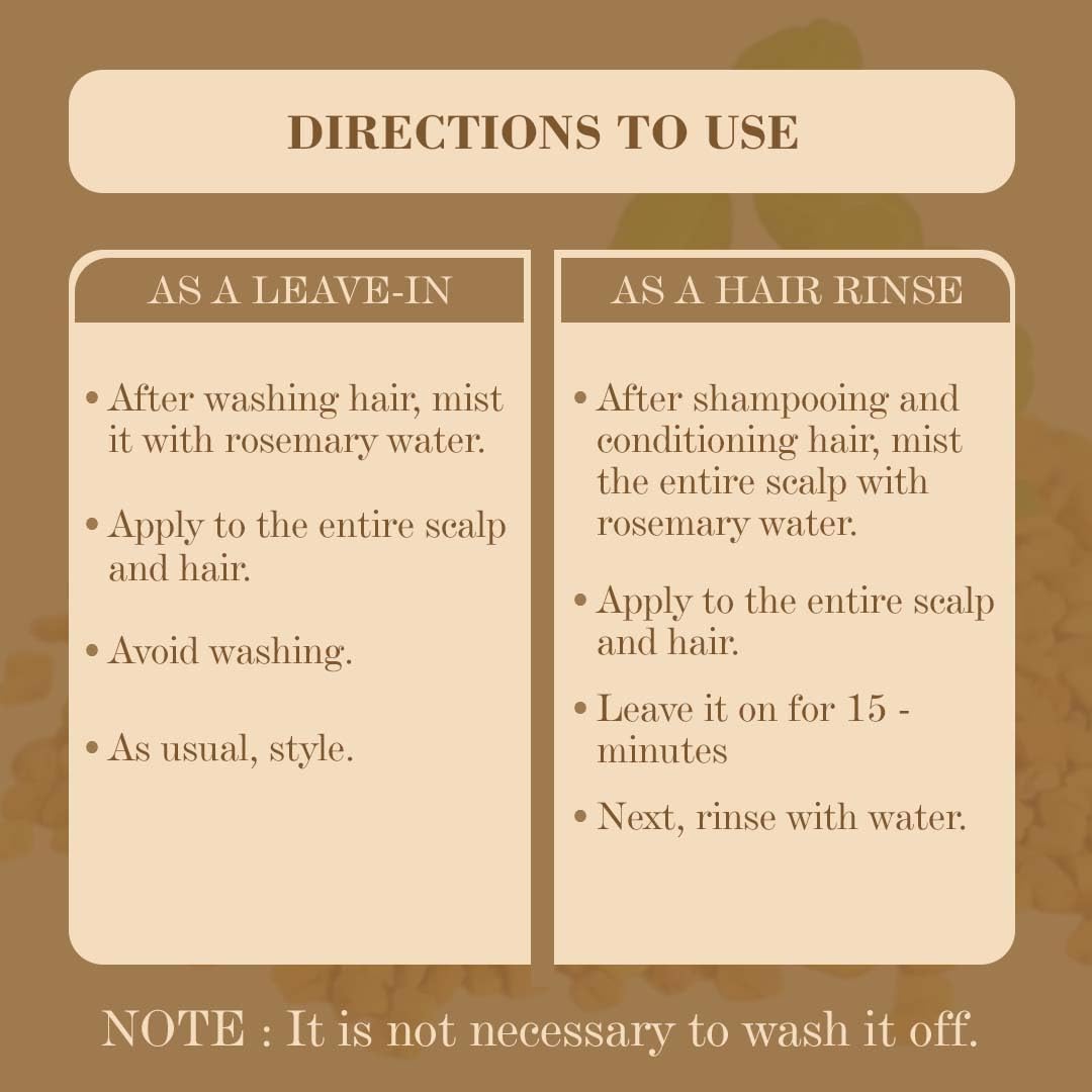 Rosemary Hair Water Spray