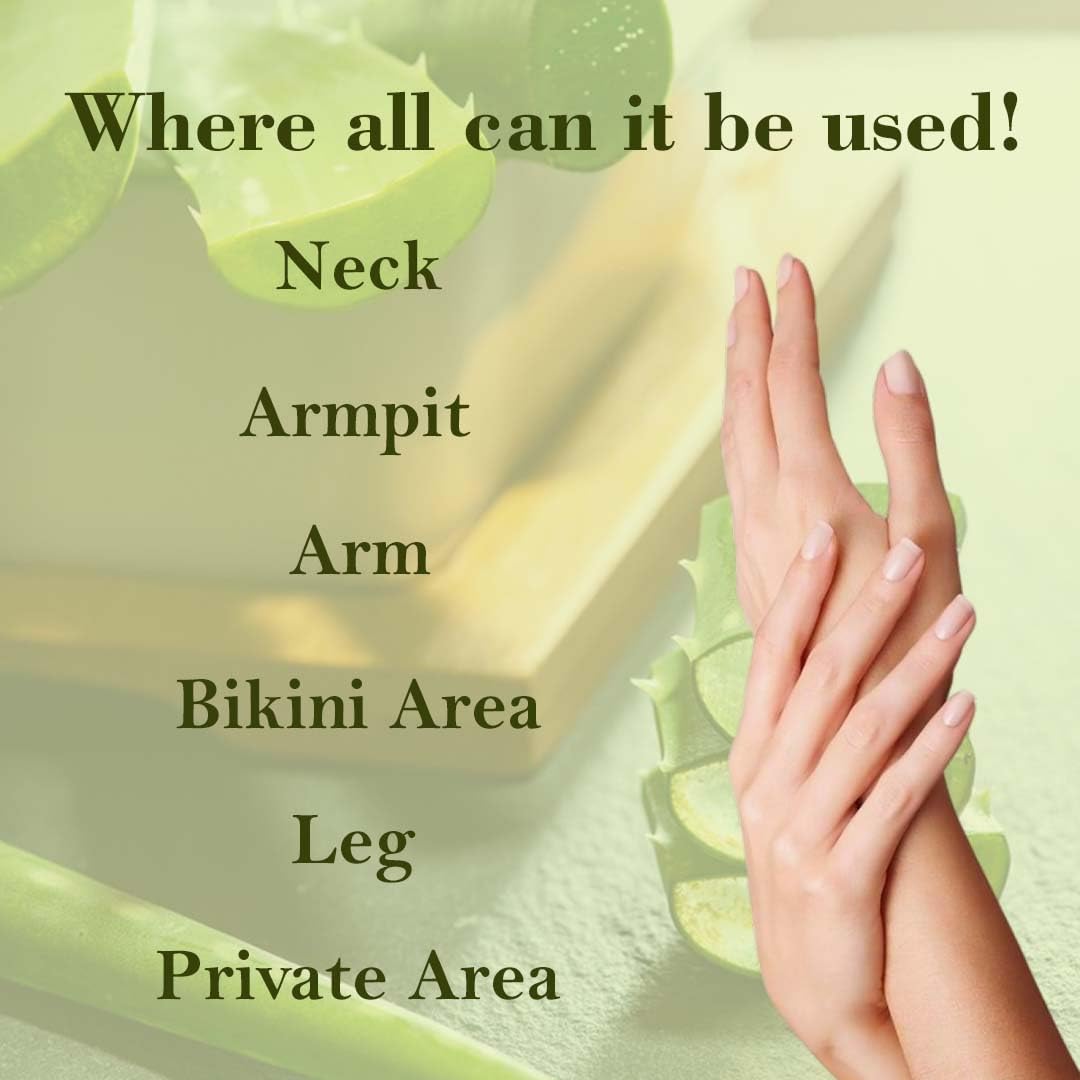 Aloe Vera Painless Herbal Hair Removal Powder