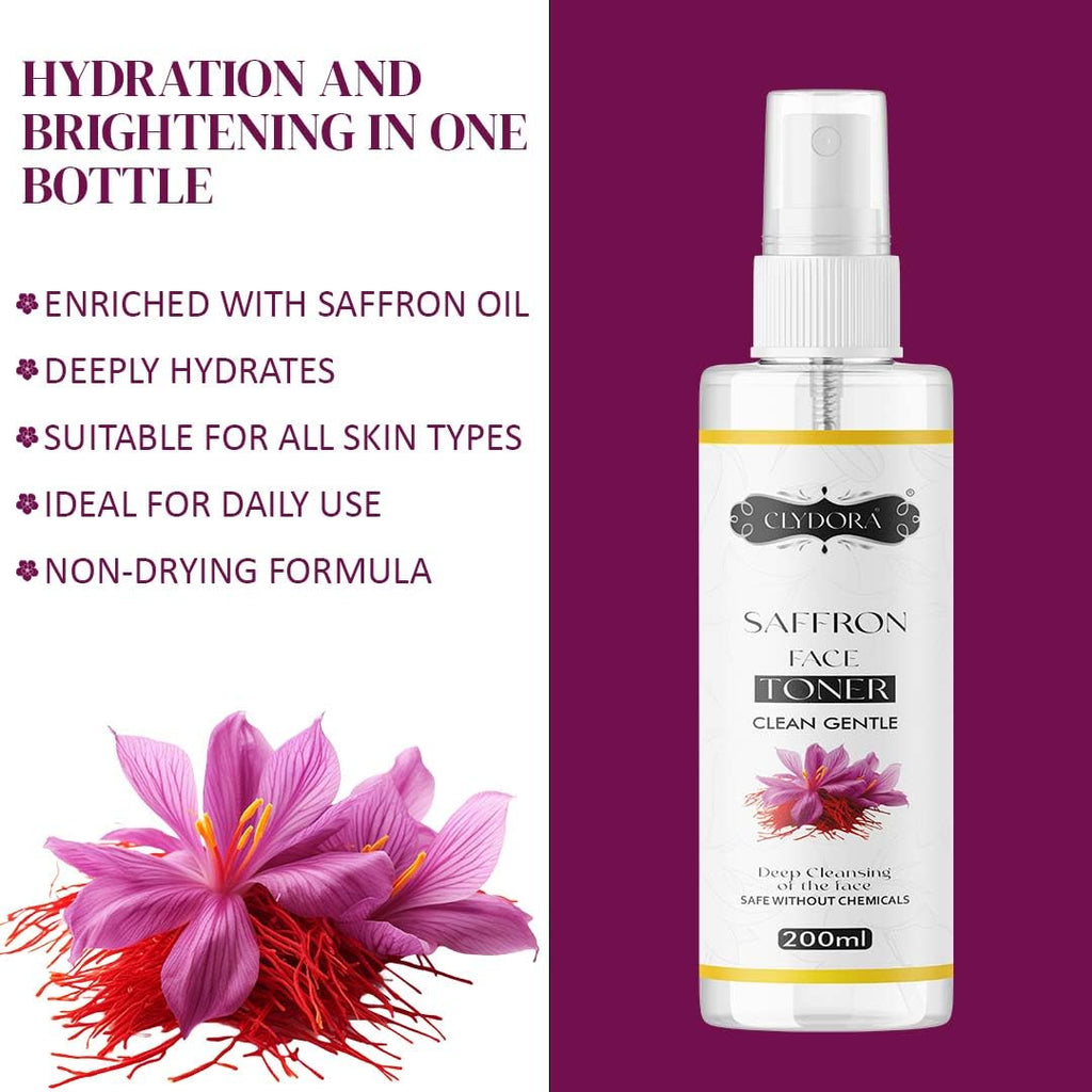 Natural Saffron Toner – Hydrating And Refreshing