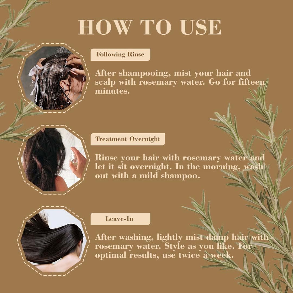 Rosemary Methi Water Spray And Henna Paste Combo