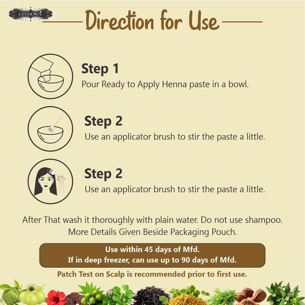 Ready to Apply Henna Paste