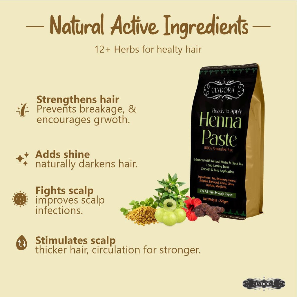 Rosemary Onion Water Spray And Henna Paste Combo Set