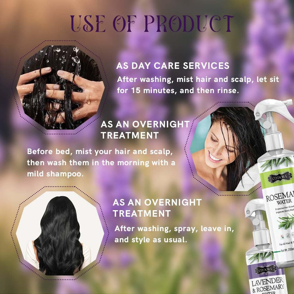 Rosemary Hair Water Spray Combo Pack