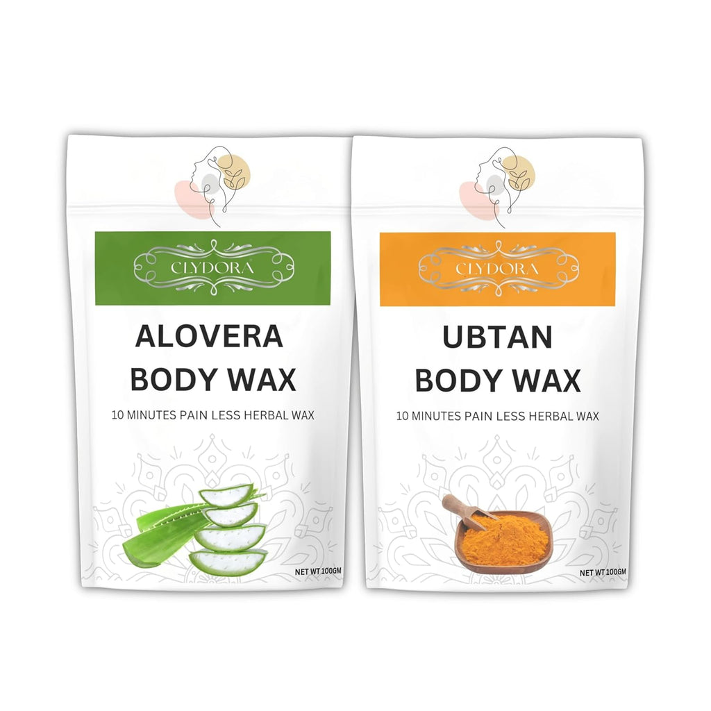 Wax Powder for Women Combo Pack | Aloevera & Ubtan Painless Herbal Hair Removal Powder