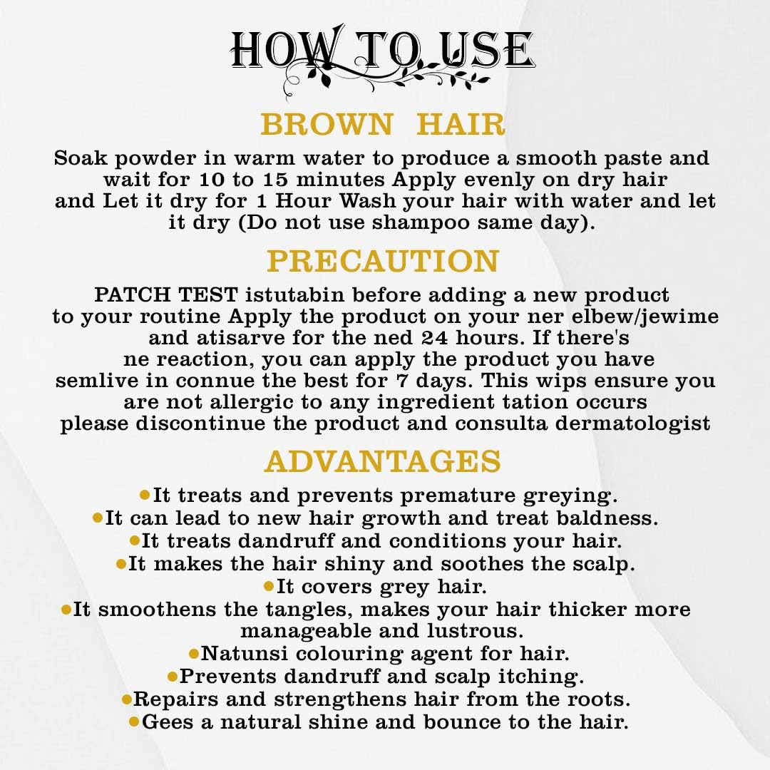 Natural Black Powder | Natural And Herbal Long Lasting Black Color