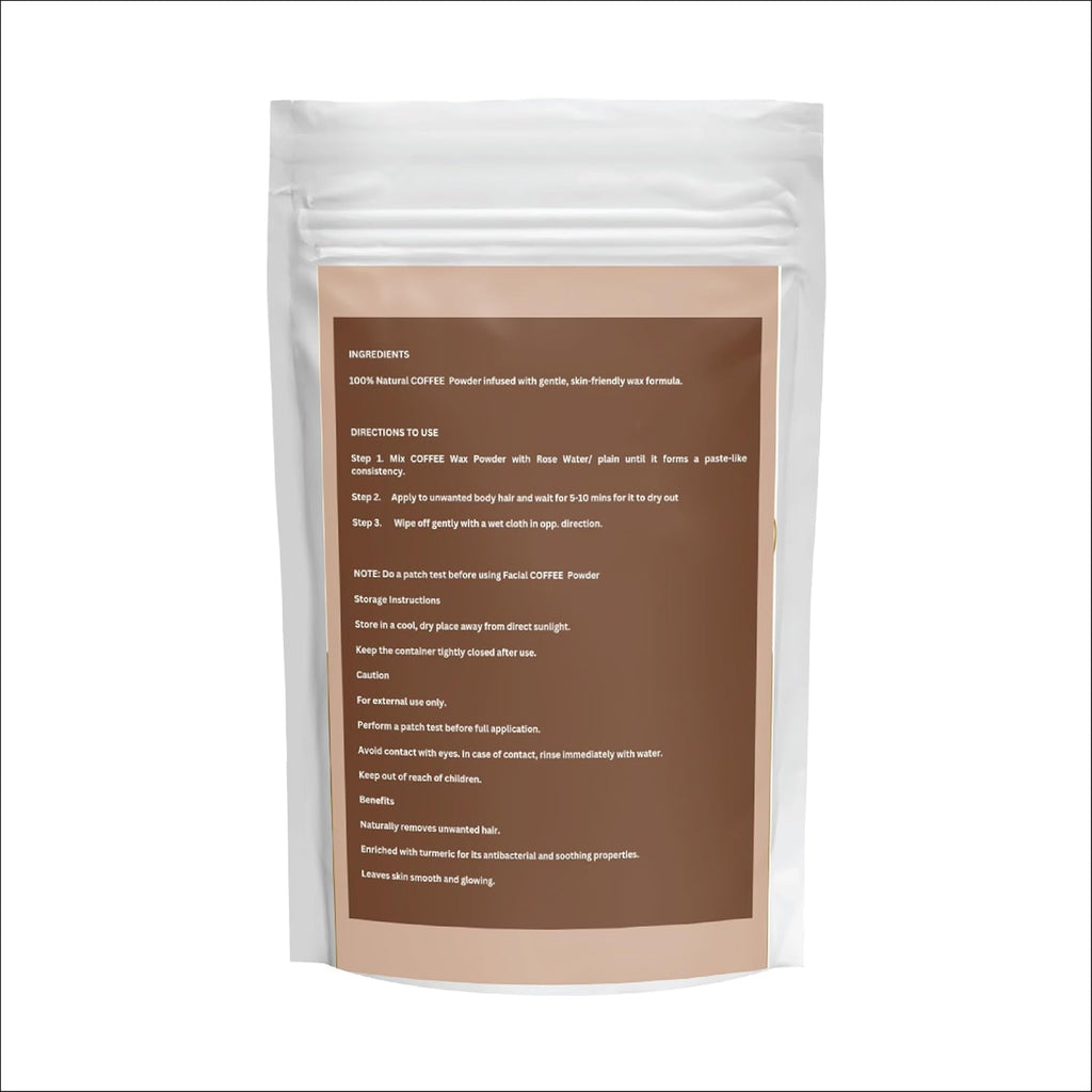 Wax Powder for Women Combo Pack | Coffee and Ubtan Painless Herbal Hair Removal Powder