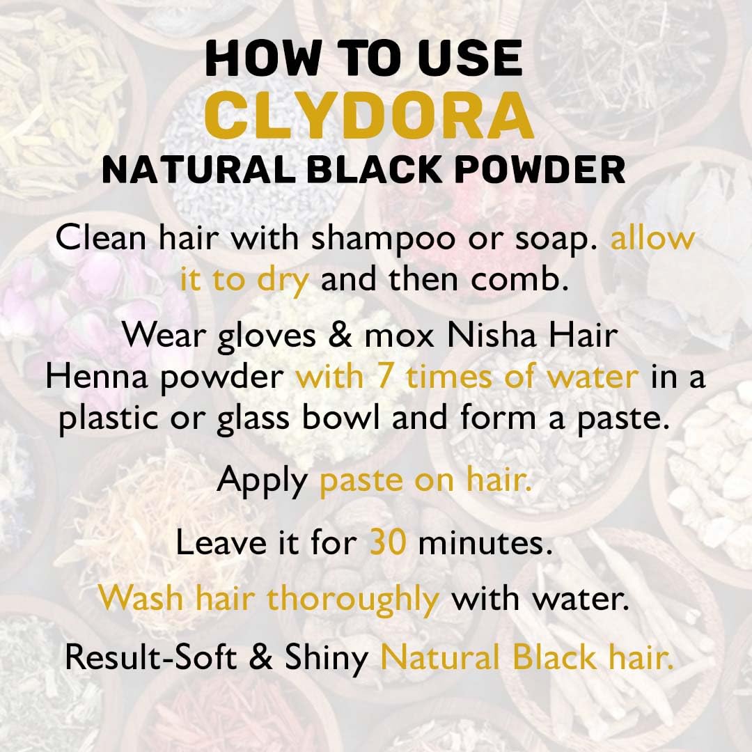 Natural Black Powder | Natural And Herbal Long Lasting Black Color