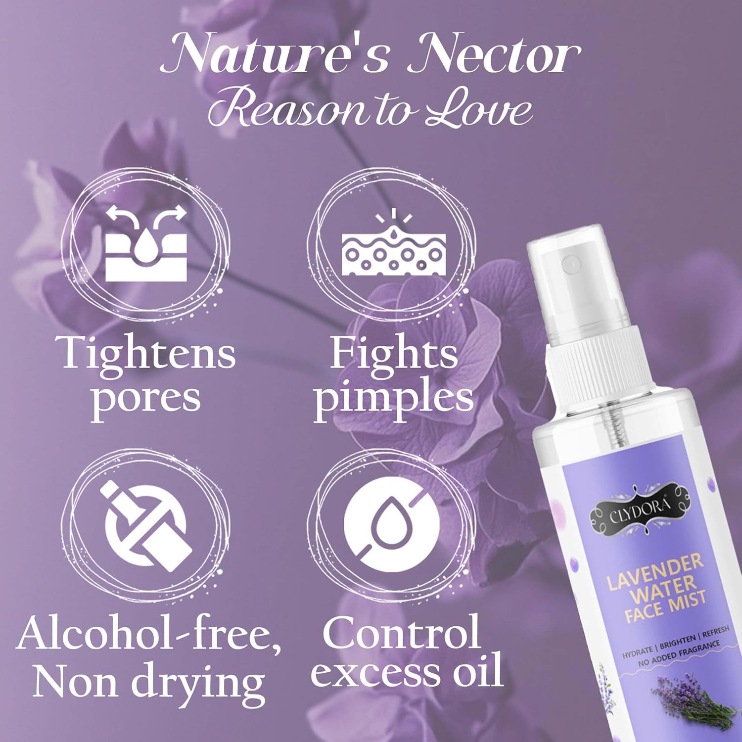 Lavender Face Mist Brightening And Nourishing Facial Spray