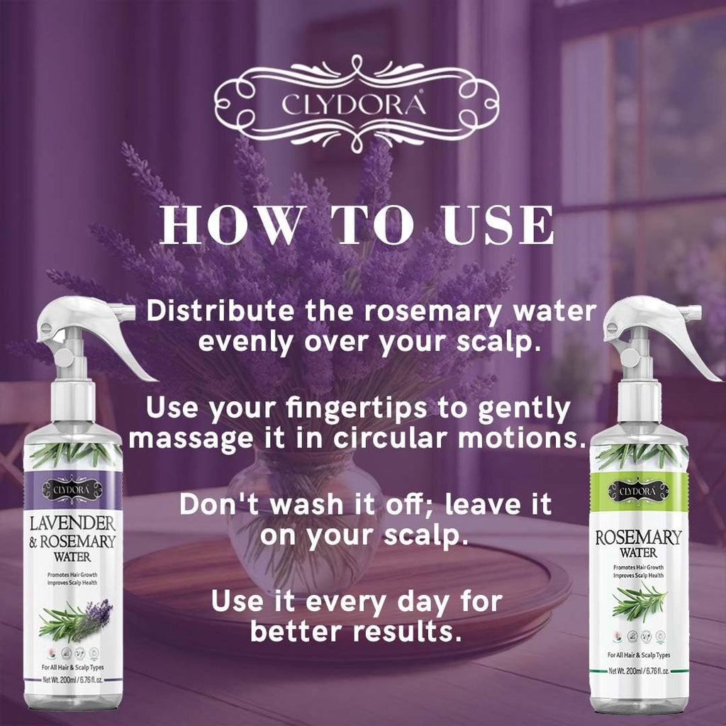 Rosemary Hair Water Spray Combo Pack
