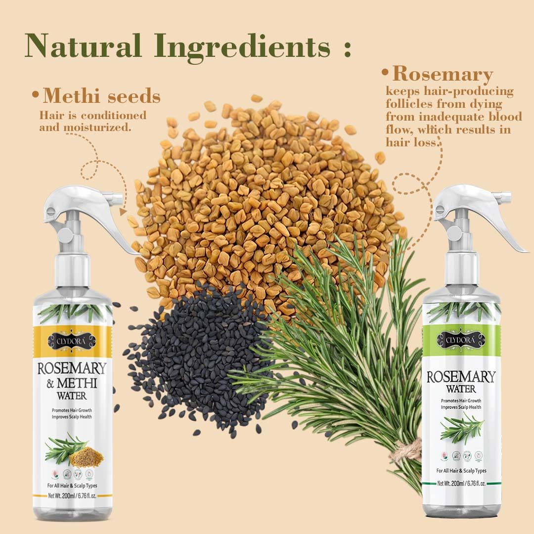 Rosemary Hair Water Spray Combo Pack
