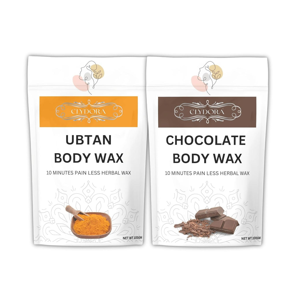 Wax Powder for Women | Ubtan and Chocolate  Painless Herbal Hair Removal Powder
