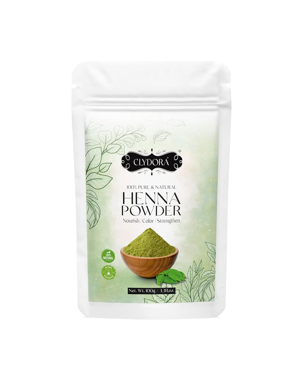 Henna Powder | 100% Natural Hair Color | Herbal Mehndi for Grey Hair Coverage & Nourishment