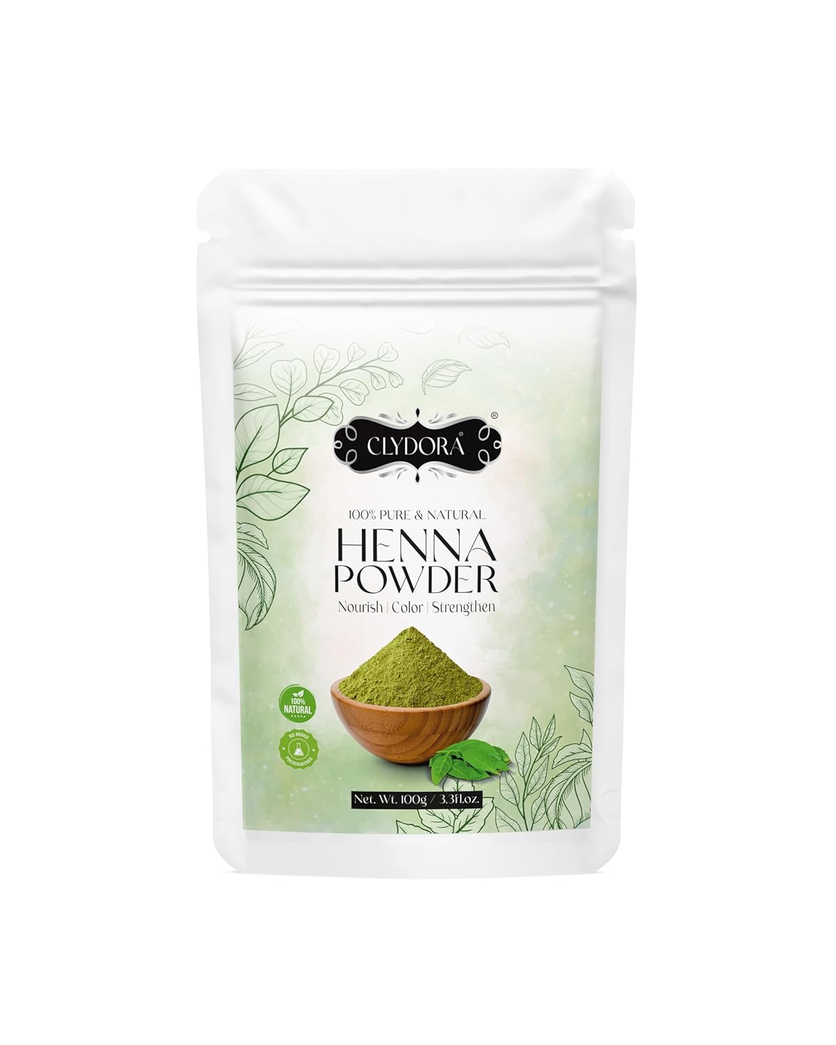Henna Powder | 100% Natural Hair Color | Herbal Mehndi for Grey Hair Coverage & Nourishment