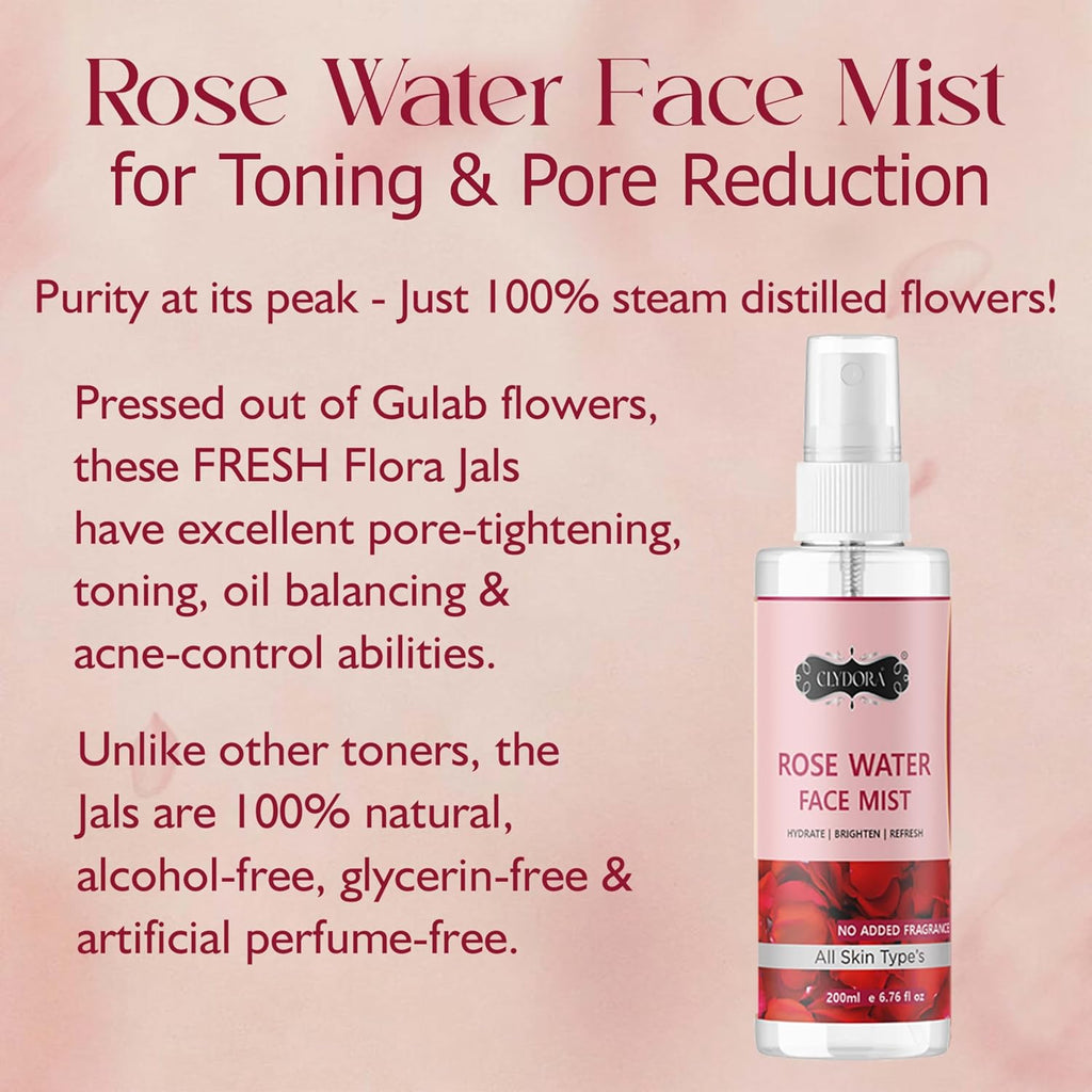 Rose Face Mist Brightening And Nourishing Facial Spray