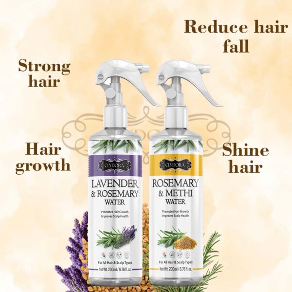 Methi & Lavender Rosemary Water Pack of 2
