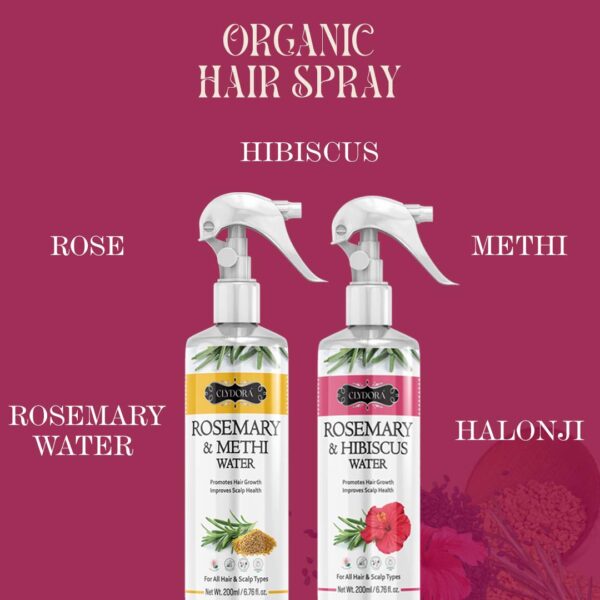 Methi & Hibiscus Rosemary Water Pack of 2