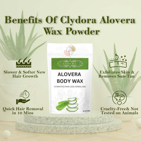 2 Alovera Wax Powder