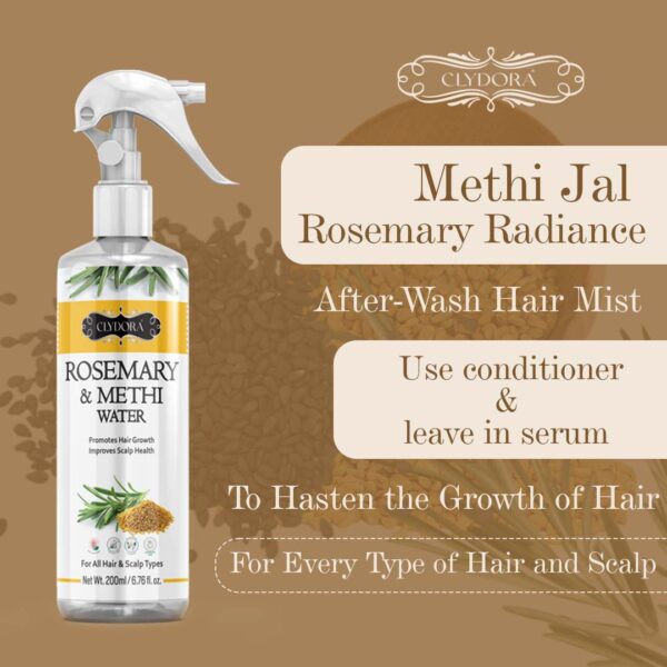 3 Methi and Halonji Rosemary Water
