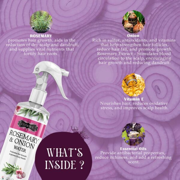4 Onion Rosemary Water