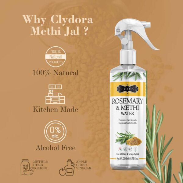 6 Methi and Halonji Rosemary Water